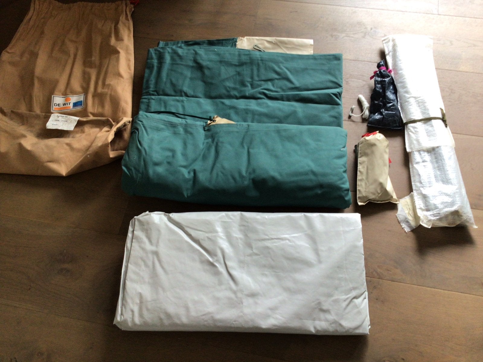 De Wit Alaska 190 Tent - Sage/Stone, Ophalen, Gebruikt, Tot en met 2