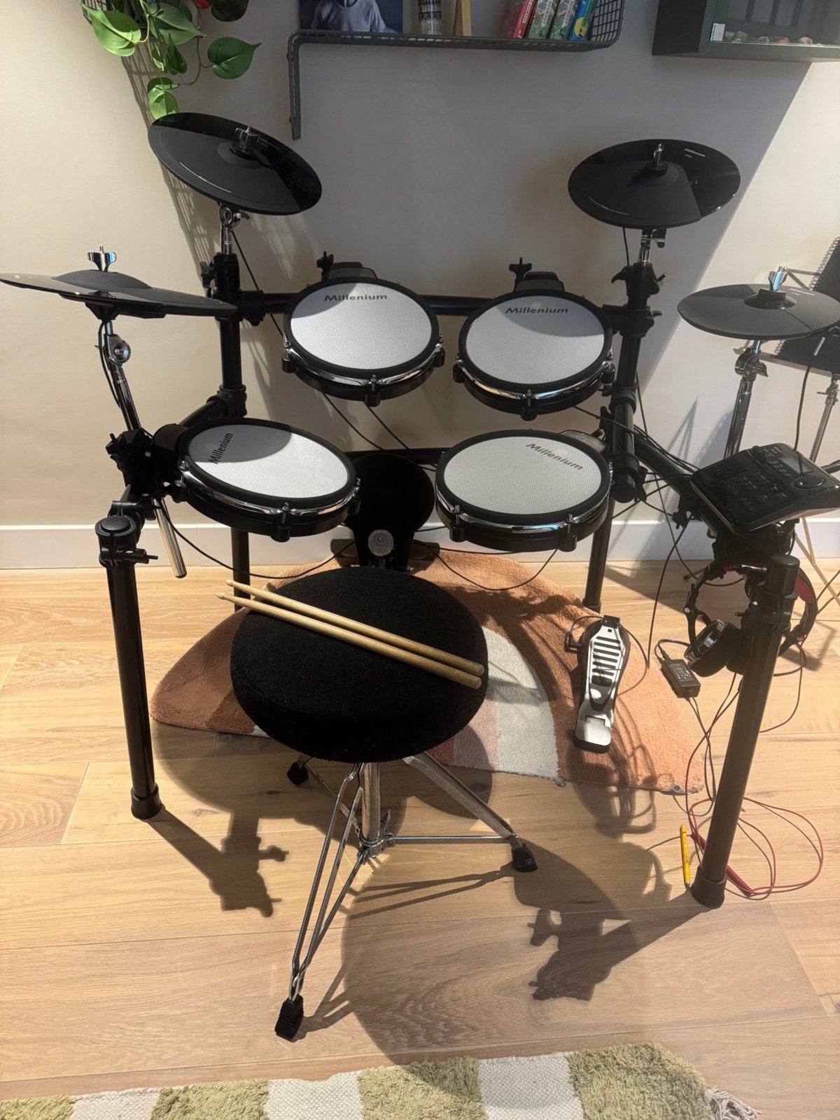 Thomann Millenium MPS 750 elektronisch drumstel, Muziek en Instrumenten, Ophalen, Zo goed als nieuw, Overige merken, Elektronisch