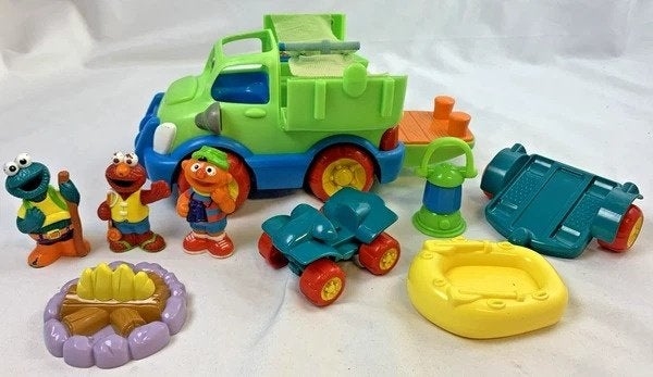 Mattel Sesamstraat Sport Go Camper Elmo Koekiemonster Ernie, Coolsingel 104, 3011 AG Rotterdam, Netherlands, Overige merken, Overige typen