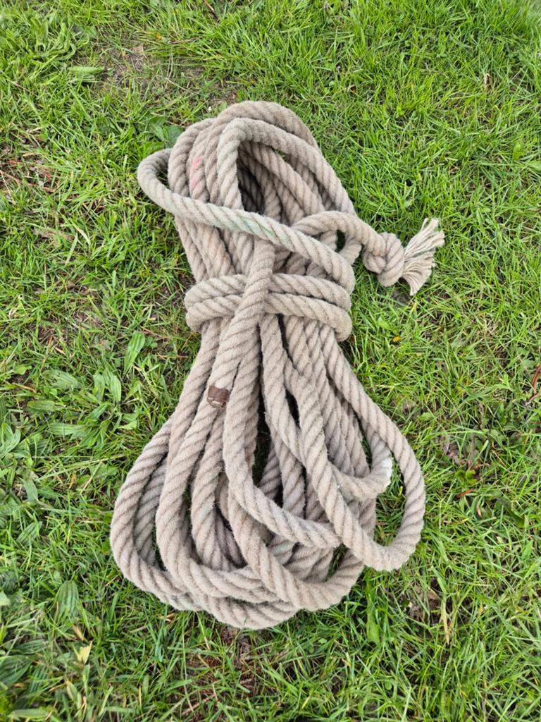 20 meter scheepstouw 30mm, Ophalen, Gebruikt, Gereedschap