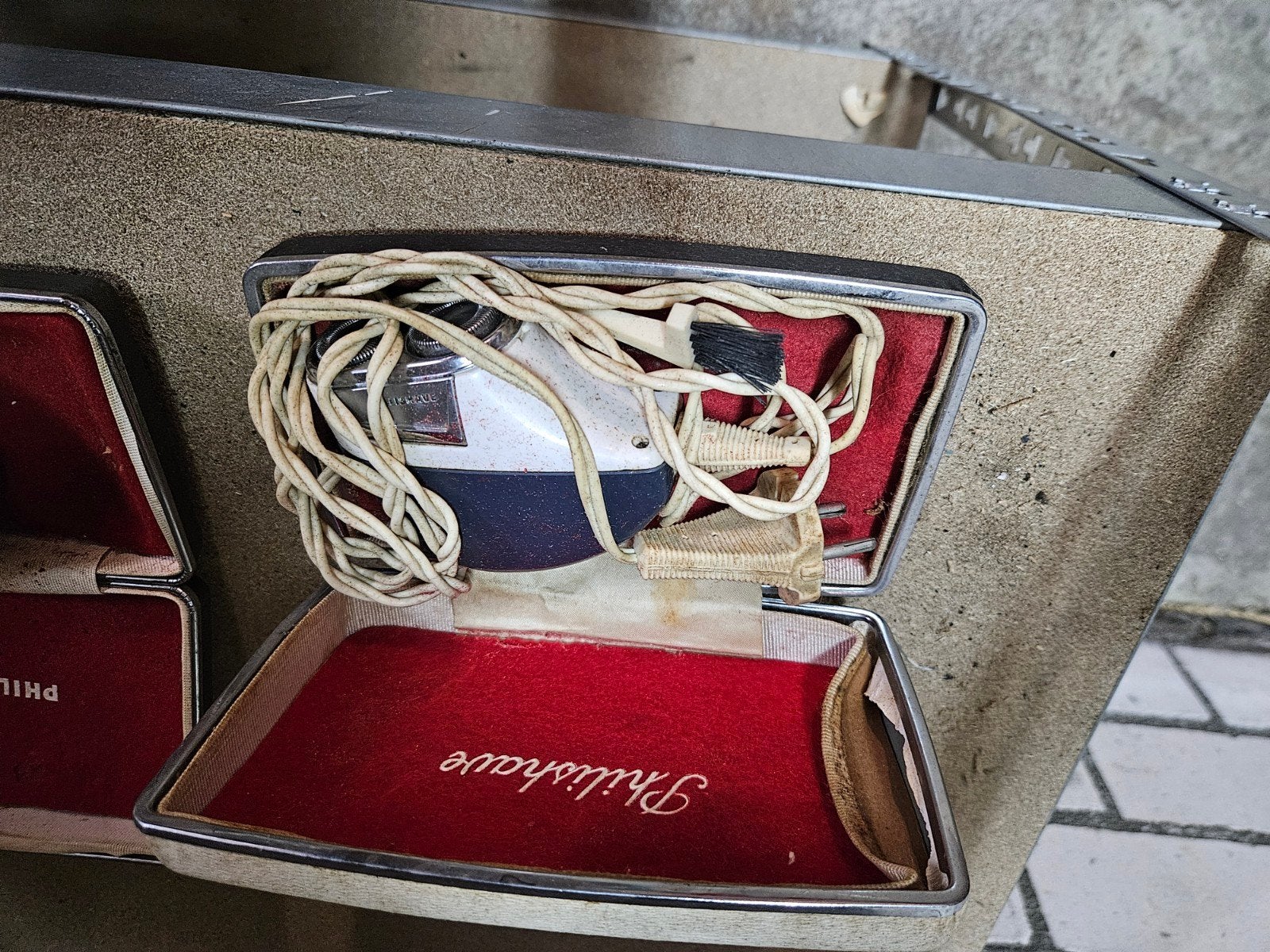 Vintage Philips Philishave scheerapparaat in originele doos, Ophalen of Verzenden