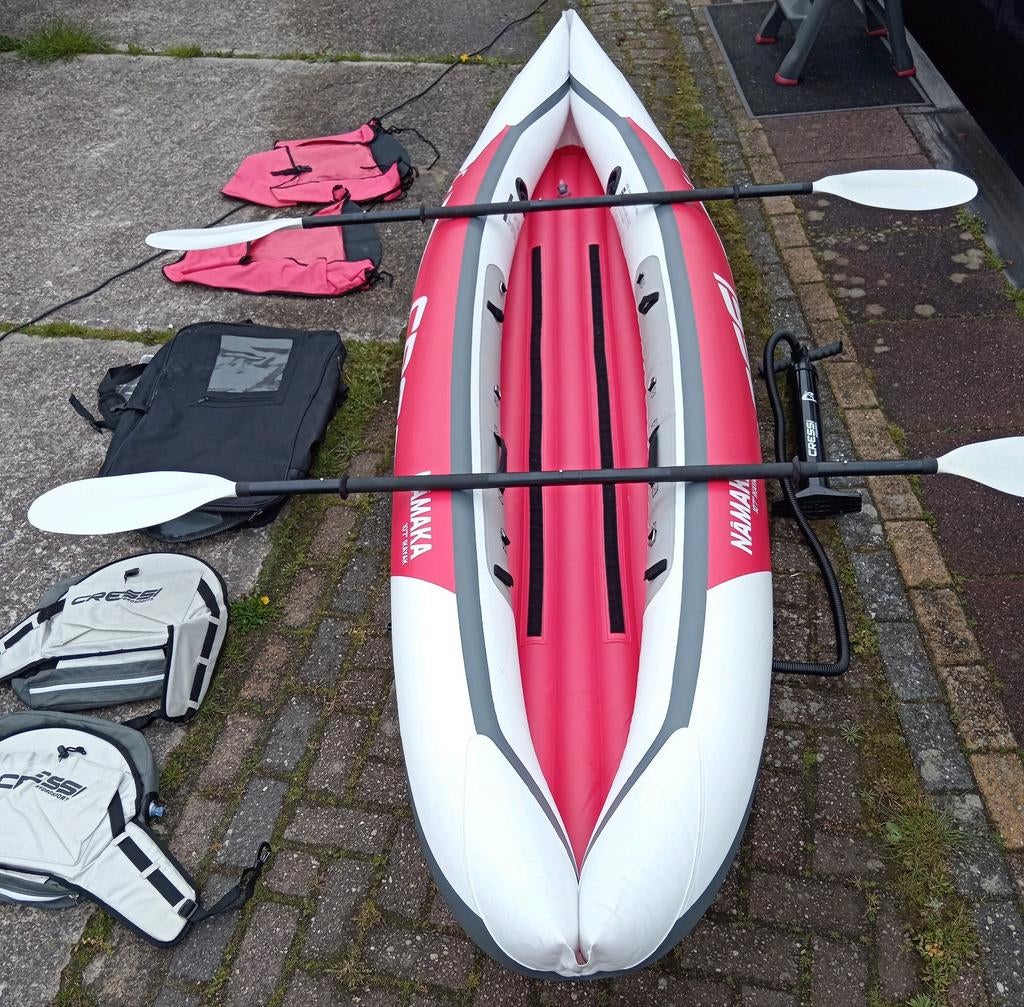 Degelijke Cressi Namaka 10'7 opblaasbare kajak kano ZGAN, Ophalen of Verzenden, Zo goed als nieuw