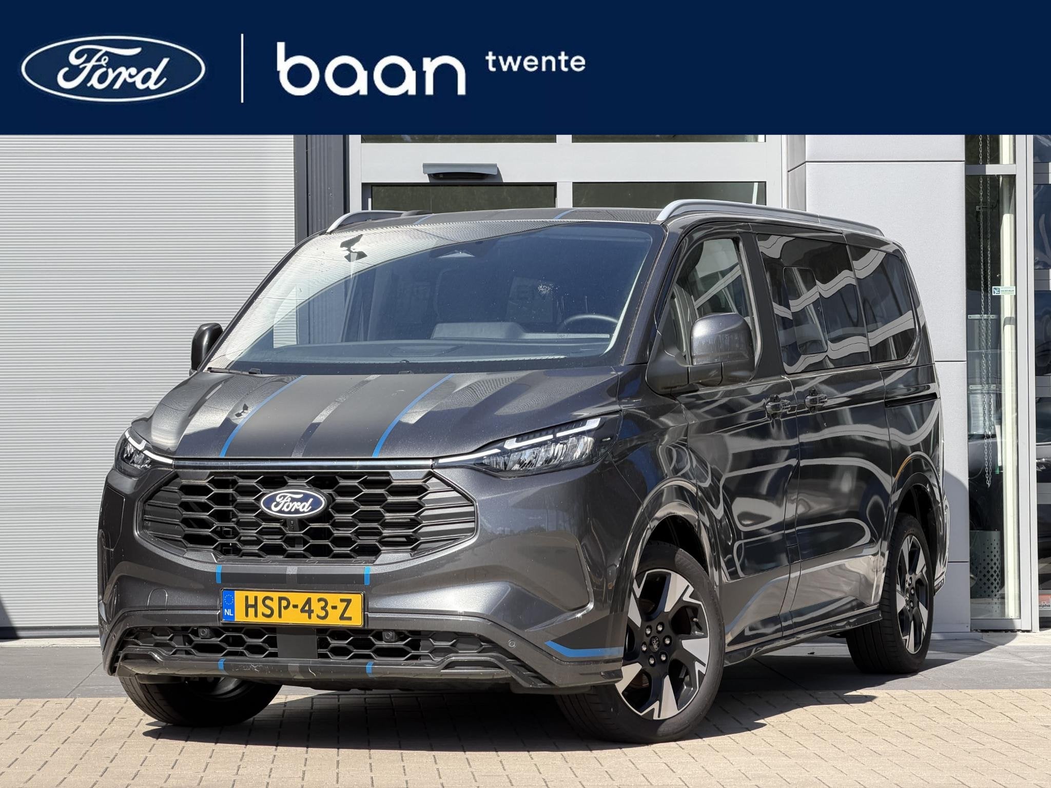 Ford Tourneo Custom PHEV 233PK L1 Sport | Geel kenteken | In