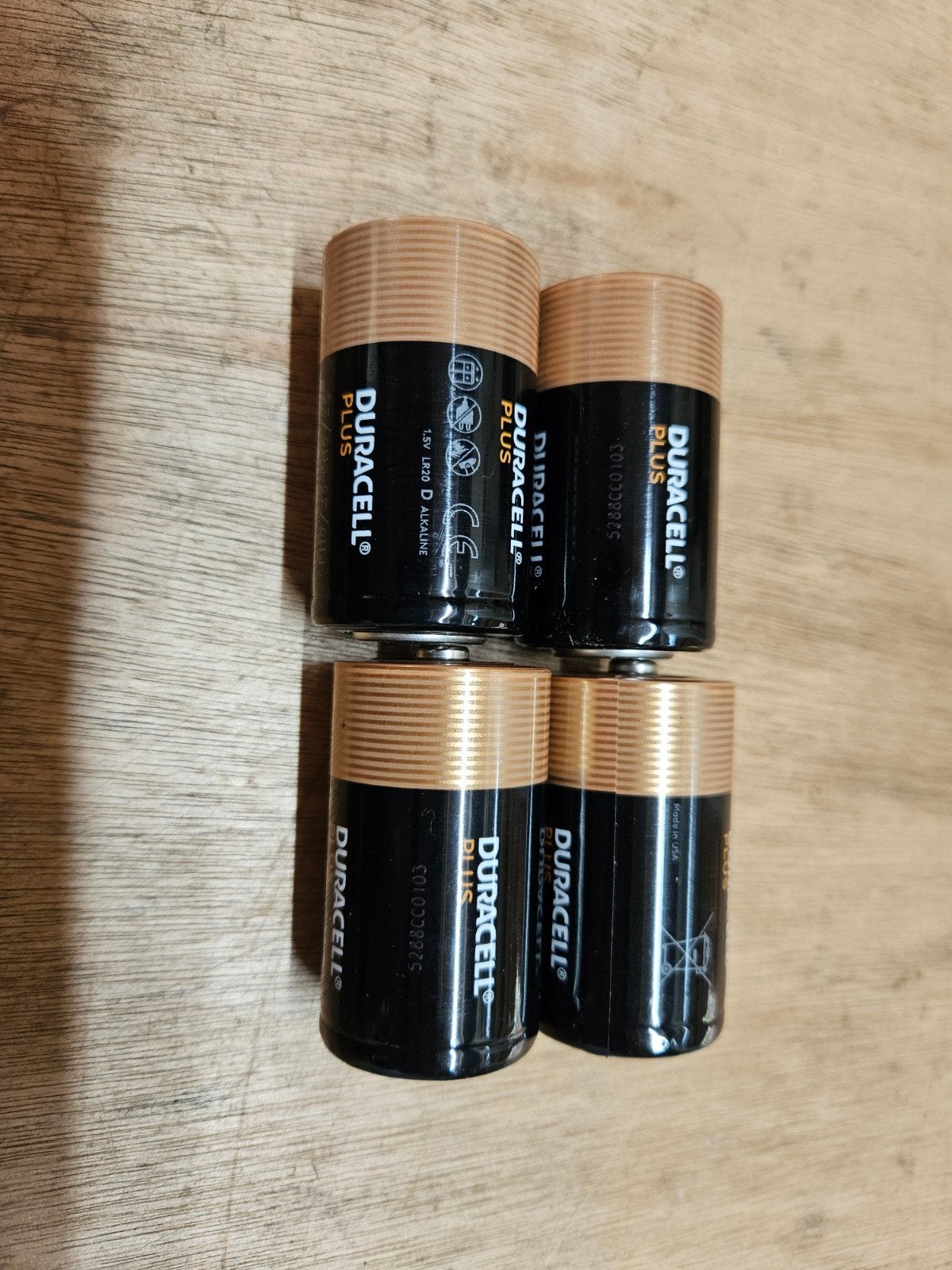 4x Duracell D-Cell Nieuw, Ophalen, Nieuw