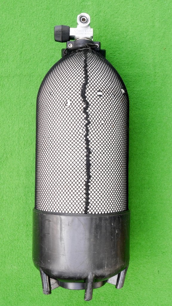 Duikfles met garantie! - 12 liter 230 bar, "Bommetje", Watersport en Boten, Ophalen, Gebruikt, Duikfles