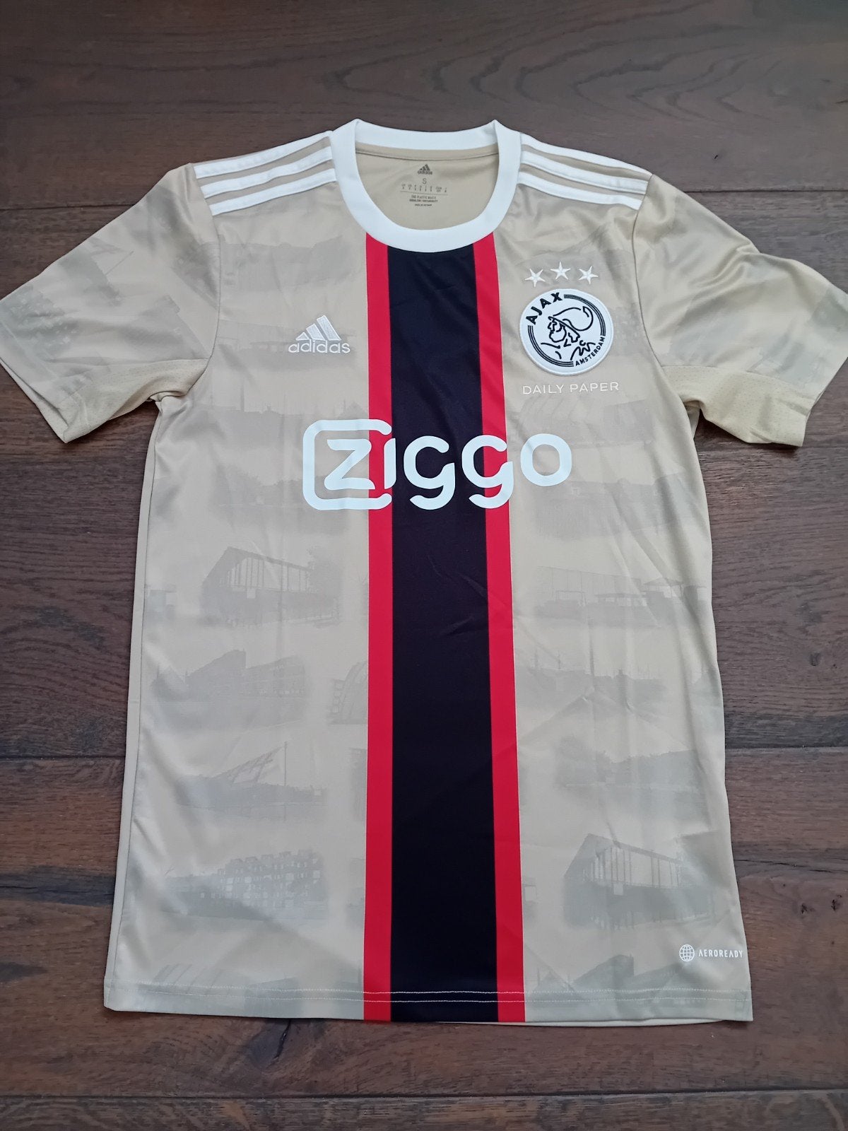 Ajax shirt - Zo goed als nieuw, Beige, Ophalen of Verzenden, Zo goed als nieuw, Adidas