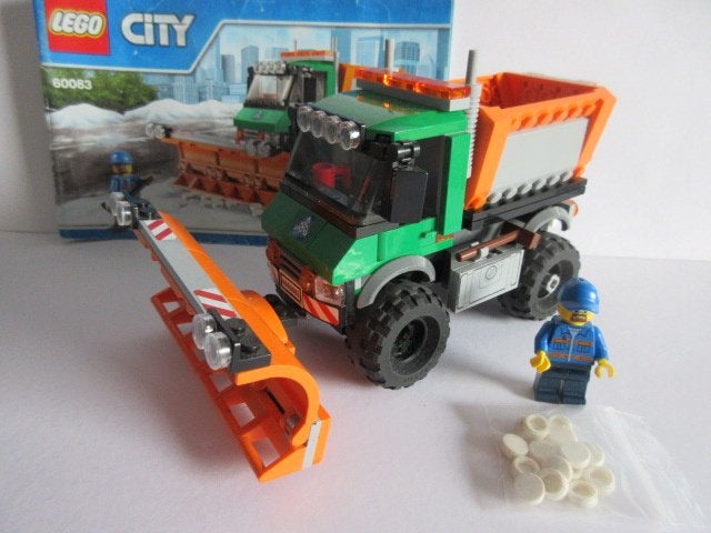 60083, Sneeuwschuiver, Snowplough Truck., City, Lego, Ophalen of Verzenden, Complete set