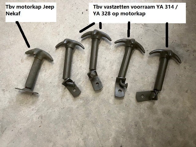 Onderdelen Nekaf Jeep NL leger, Verzamelen, Militaria | Algemeen, Ophalen of Verzenden, Landmacht, Nederland, Overige typen