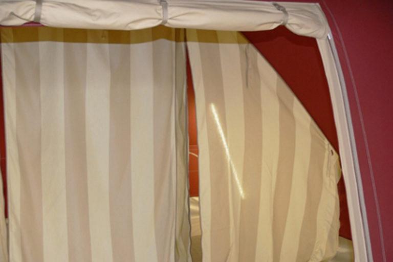 Karsten tent scheidingswand 2delig 300/325 en 350 model, Caravans en Kamperen, Tenten, Ophalen, Zo goed als nieuw