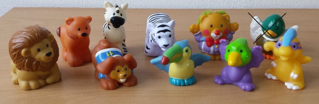 Fisher-Price - 9 Little People Dieren, Kinderen en Baby's, Ophalen of Verzenden, Nvt, Nvt, Fisher-Price