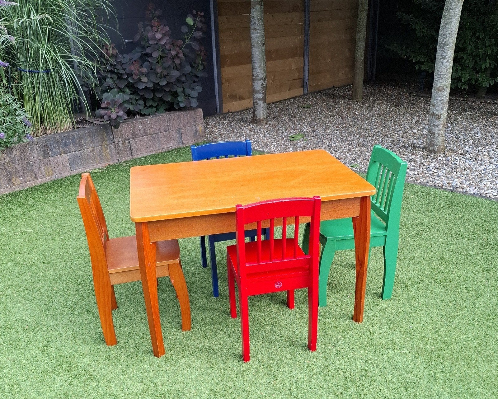 Leuke set kinder tafel en stoeltjes, Kinderen en Baby's, Ophalen, Gebruikt, Tafel(s) en Stoel(en)