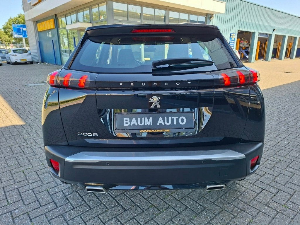 Peugeot 2008 1.2 PURETECH AUTOMAAT ACTIVE 130PK NAVI AIRCO L, Automaat, Gebruikt, 1199 cc, Zwart