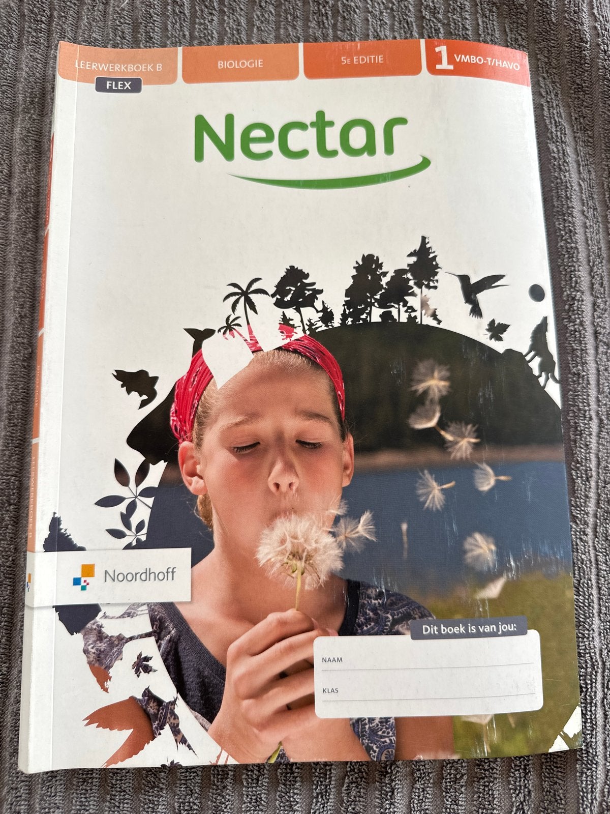 Nectar Biologie 1 VMBO-T HAVO FLEXBOEK als nieuw, Ophalen of Verzenden, Zo goed als nieuw, Overige niveaus