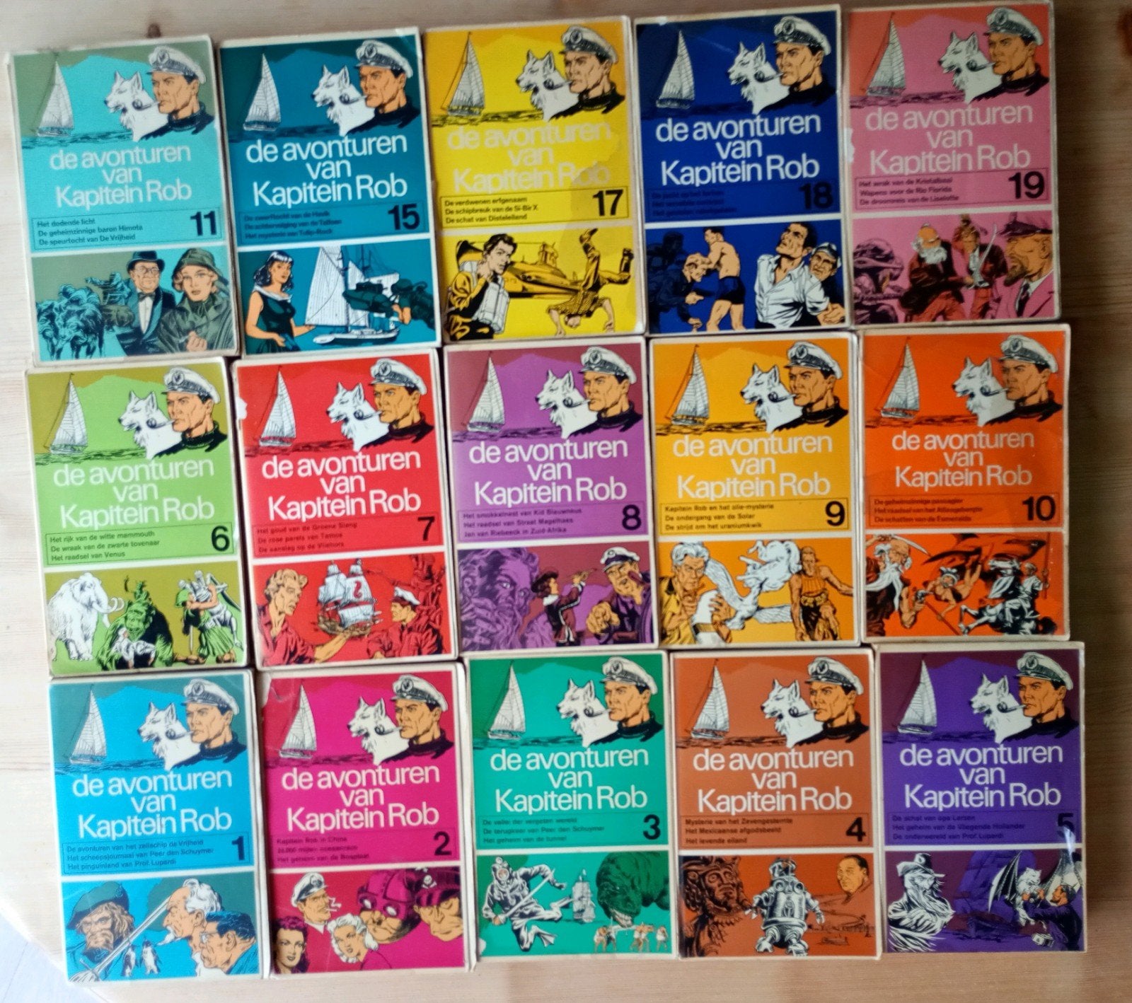 De avonturen van Kapitein Rob -  (15 delen), Meerdere stripboeken, Ophalen of Verzenden, Gelezen