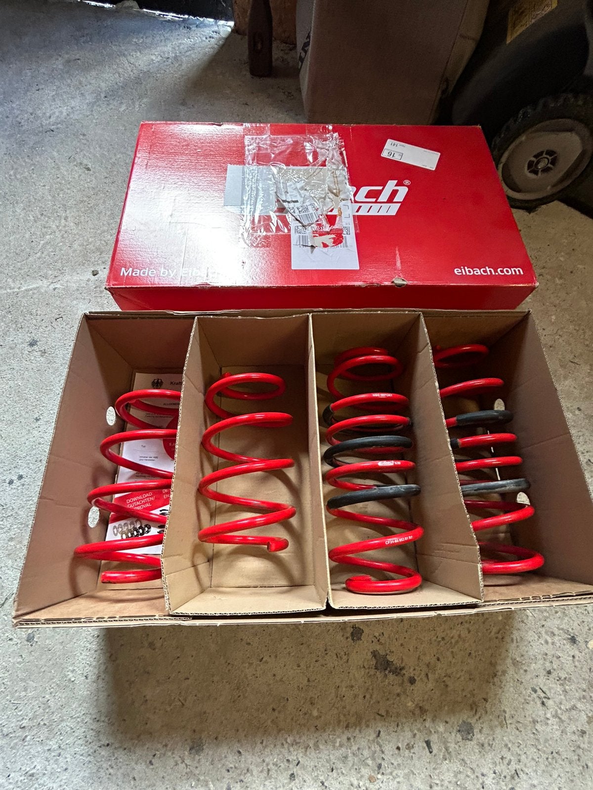 Eibach verlaginsveren, Auto-onderdelen, Ophalen of Verzenden, Volkswagen