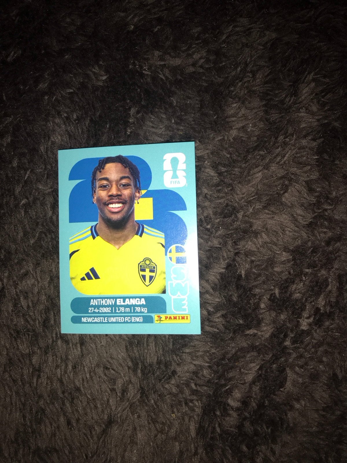 Anthony Elanga Panini FIFA 23 Spelerskaart Newcastle, Ophalen of Verzenden, Zo goed als nieuw, Buitenlandse clubs, Spelerskaart