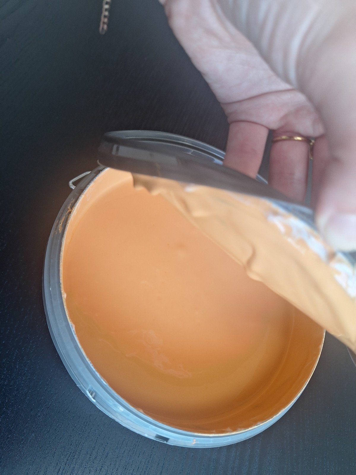 Matte muurverf 2,5 liter zalmroze/roestkleur