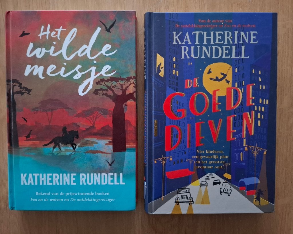 2 jeugdboeken van de schrijfster Katherine Rundell, Fictie algemeen, Ophalen of Verzenden, Zo goed als nieuw, Katherine Rundell