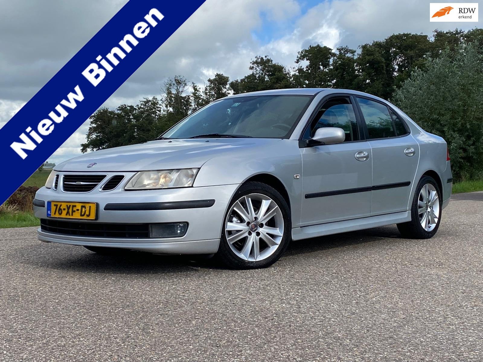 Saab 9-3 Sport Sedan 1.8t Linear Airco Nap 150PK Cruise-Cont, Auto's, Gebruikt, Zwart, 4 cilinders, 150 pk