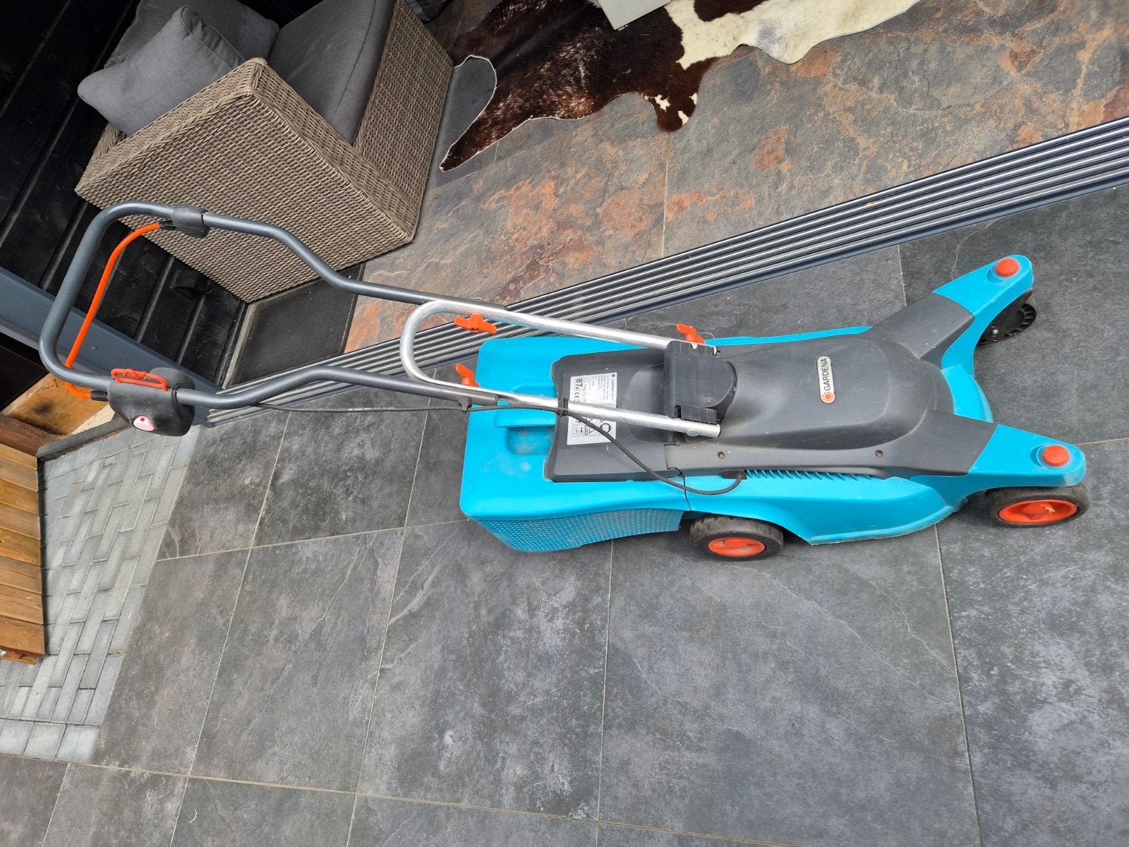 Prima Gardena grasmaaier. izgst, Ophalen, Gebruikt, Elektrische grasmaaier, 30 t/m 39 cm