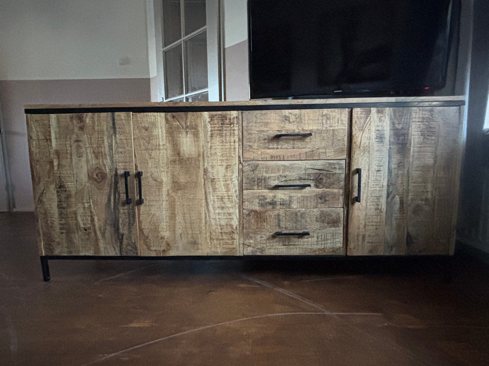 Mango houten kast, Huis en Inrichting, Ophalen, Zo goed als nieuw, 25 tot 50 cm, 50 tot 100 cm