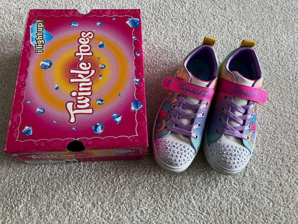 Skechers Twinkle Toes Maat 35 Zo goed als nieuw!, Gebruikt, Meisje, Schoenen, Skechers