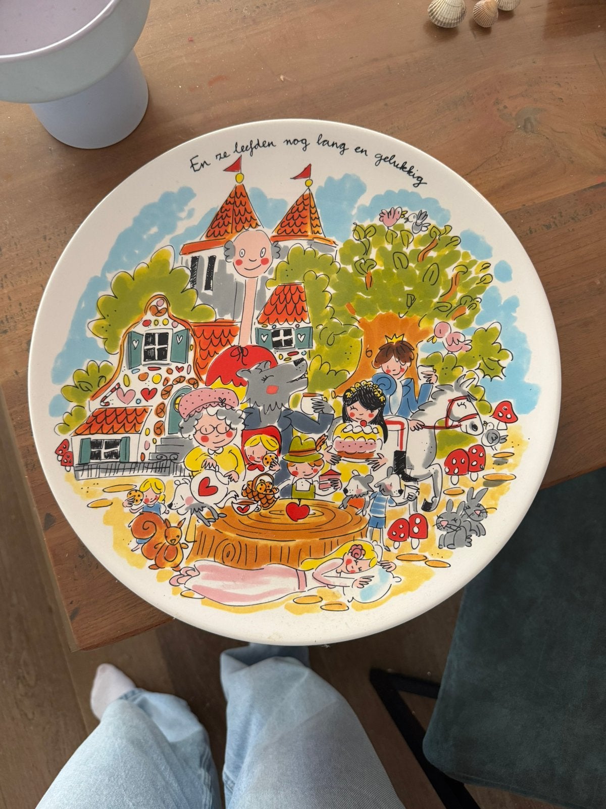 XL Blond Amsterdam bord, Ophalen