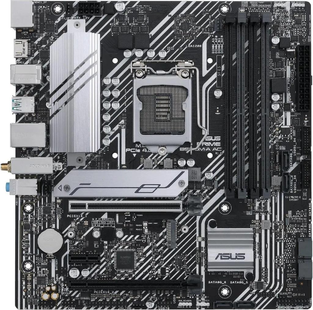 ASUS PRIME B560M-A AC Moederbord met Socket LGA 1200