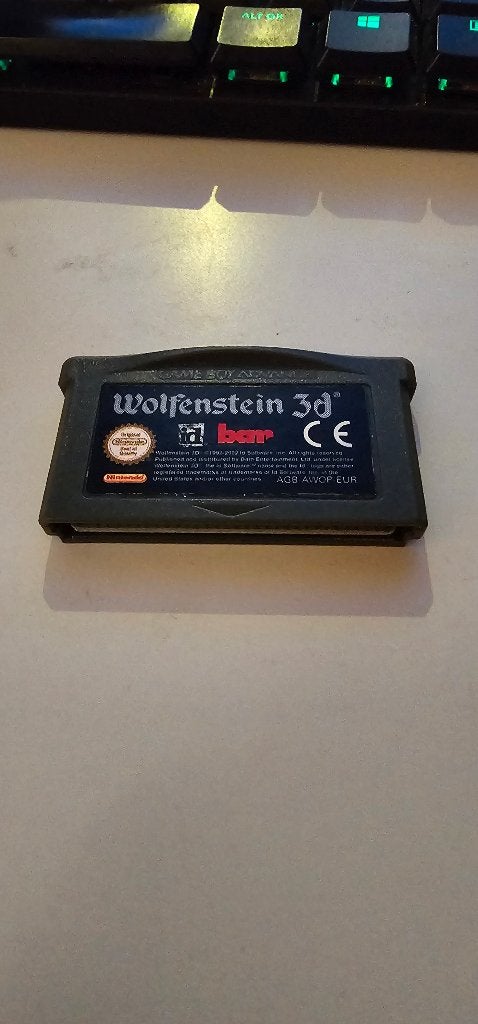 Wolfenstein 3D GBA, Gebruikt, Vanaf 18 jaar, Shooter, 1 speler