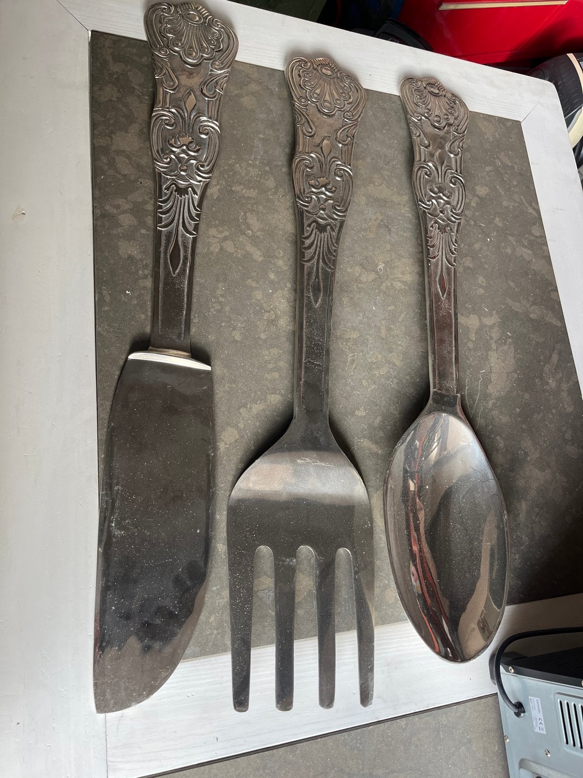 Decoratief bestek set - 1 meter lang, Ophalen