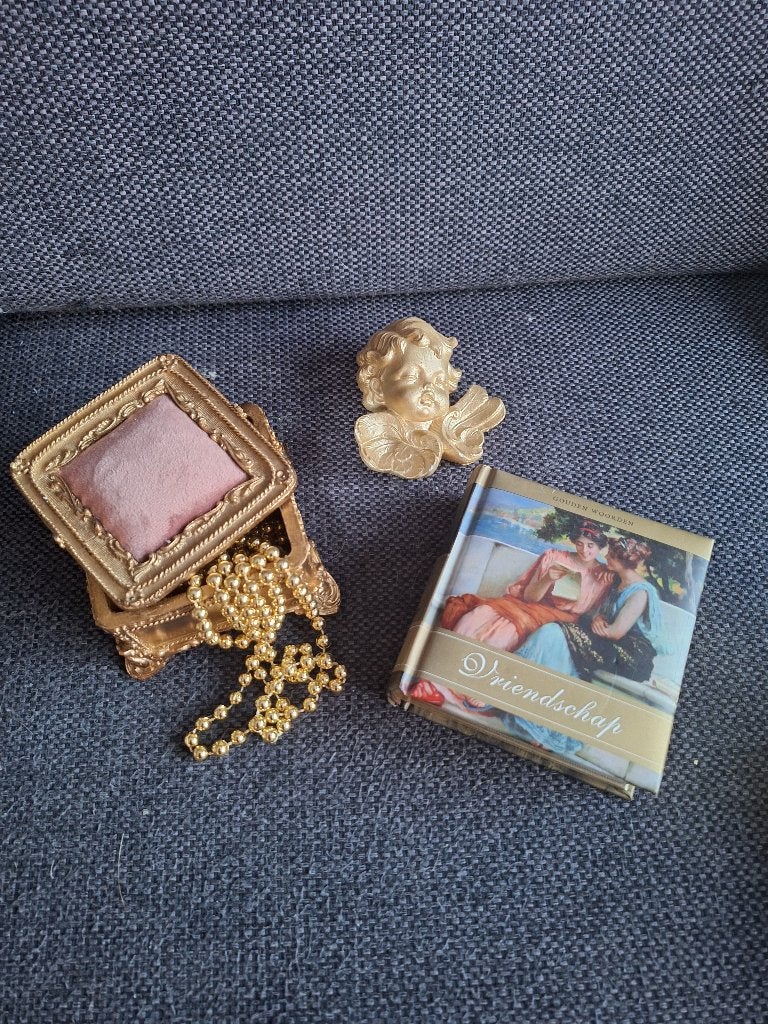 Goudkleurige decoratie / woonaccessoires, Huis en Inrichting, Woonaccessoires | Overige, Ophalen of Verzenden, Zo goed als nieuw