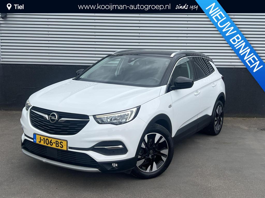 Opel Grandland X 1.2 Turbo Innovation Dodehoekdetectie, Navi, Voorwielaandrijving, Gebruikt, 1199 cc, Leder en Stof
