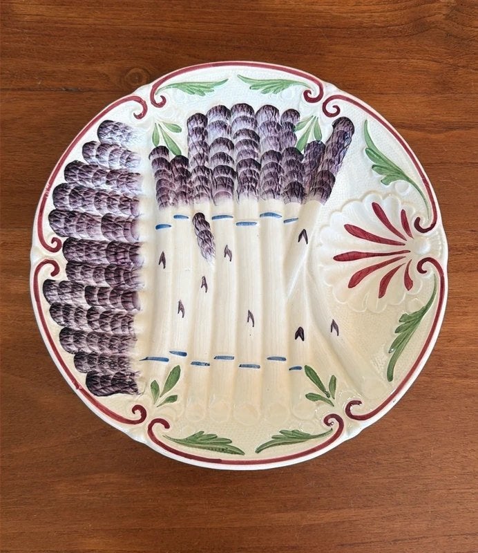 Antiek Frans Onnaing aspergebord, Ophalen of Verzenden