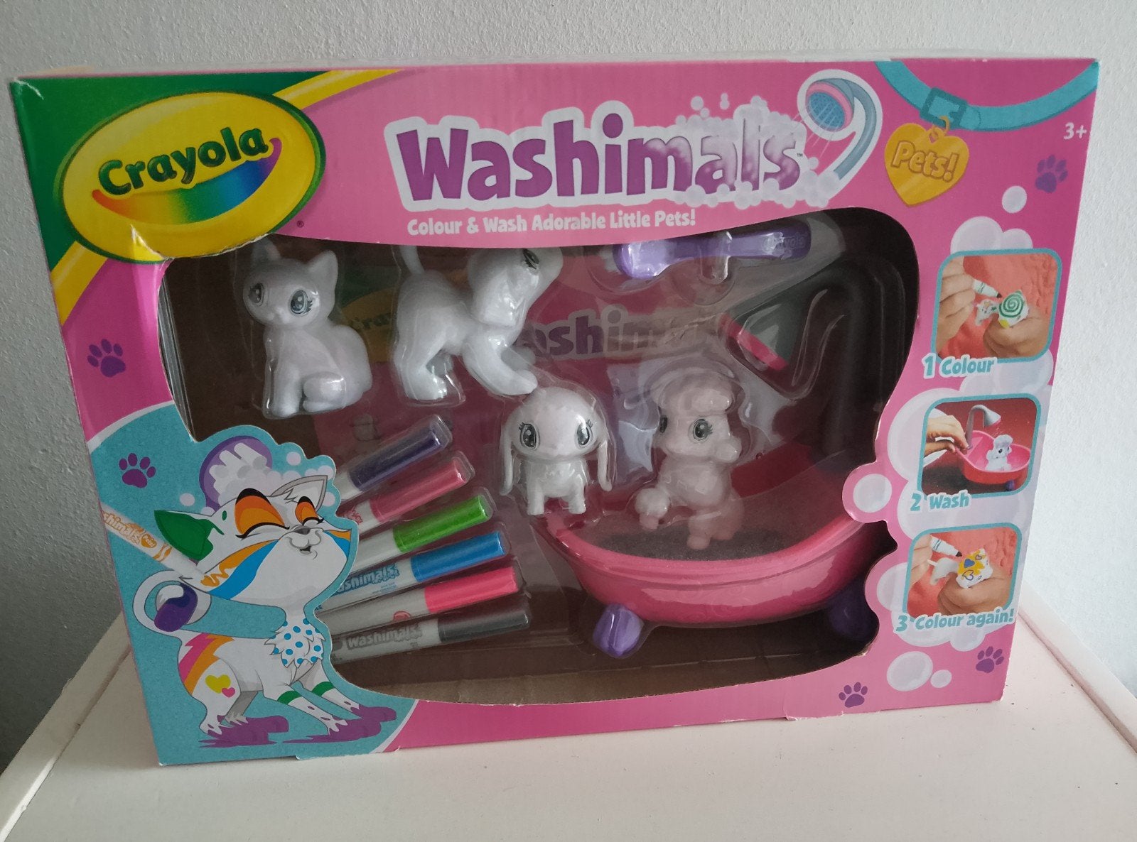Crayola Washimals Pets - Kleur en Wasbaar Speelgoed, Ophalen of Verzenden