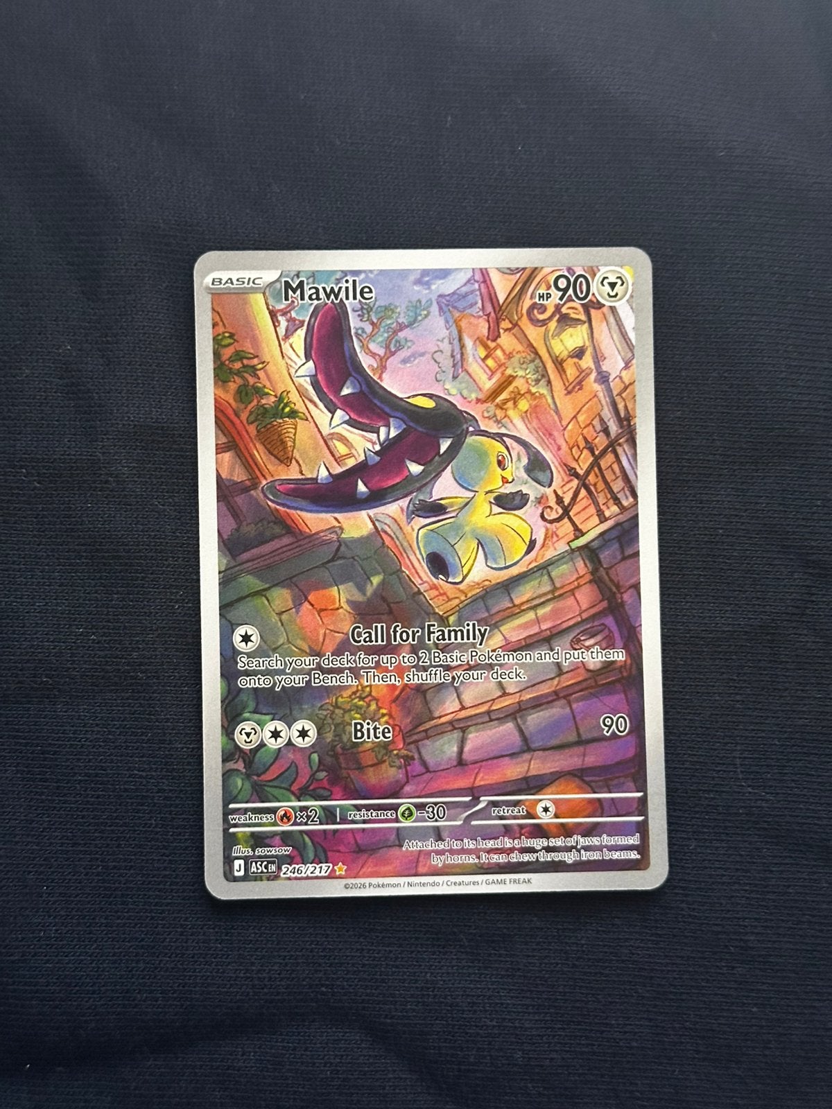Pokemon Kaart Mawile 246 van Ascended Heroes, Ophalen of Verzenden, Zo goed als nieuw, Losse kaart
