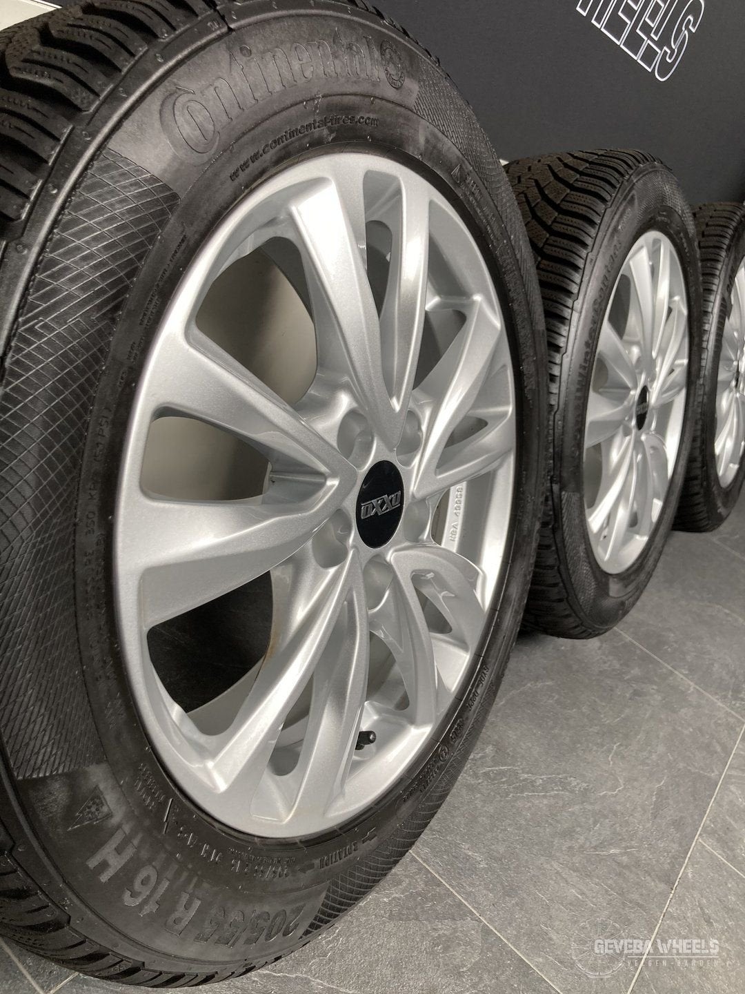 16” Mazda 3 / 5 / 6 sport velgen + winterbanden 5x114.3, Gebruikt, -, Banden en Velgen, -