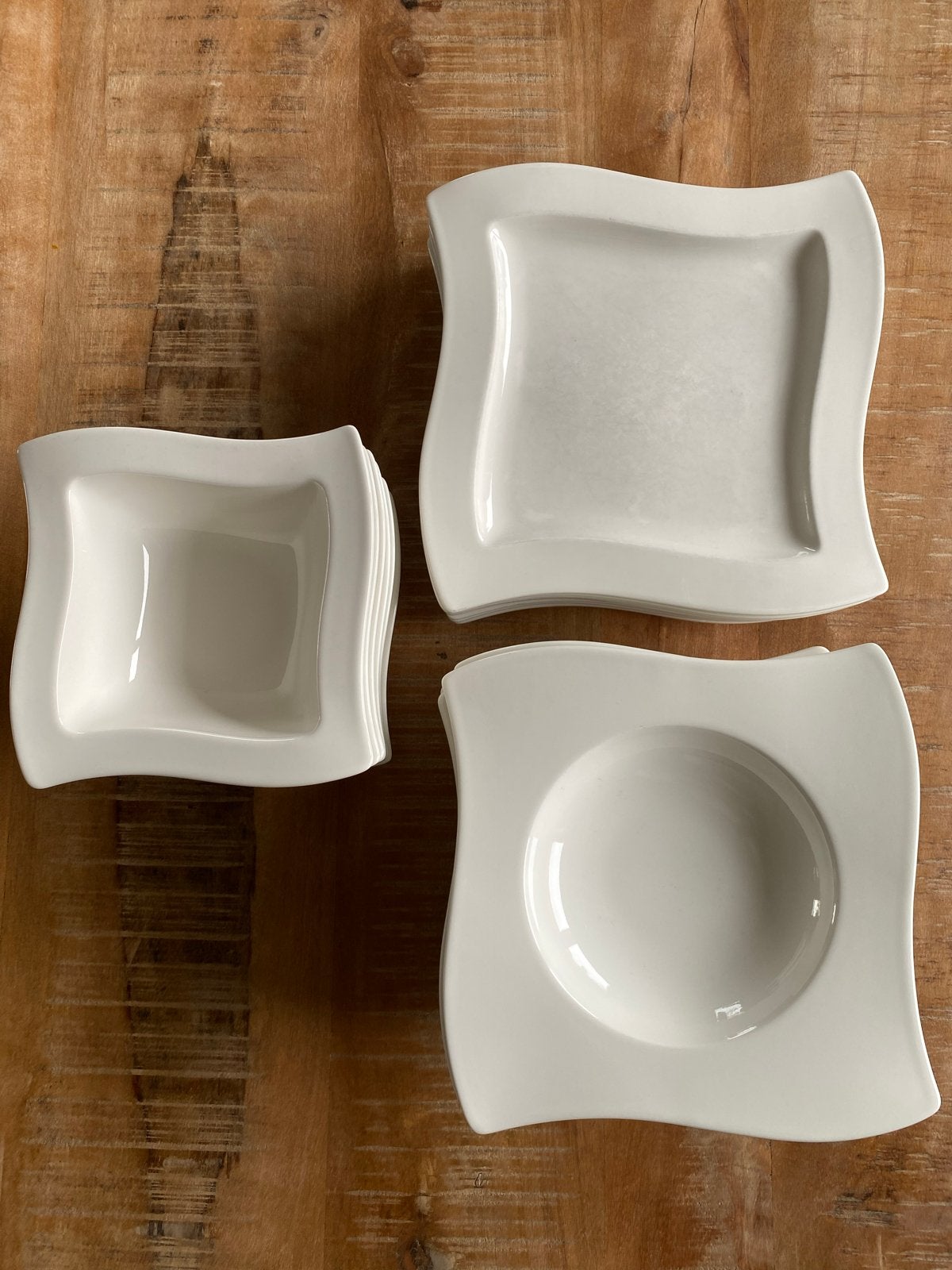Villeroy & Boch NewWave servies: borden en schaaltjes, Huis en Inrichting, Keuken | Servies, Gebruikt, Villeroy & Boch, Ophalen of Verzenden