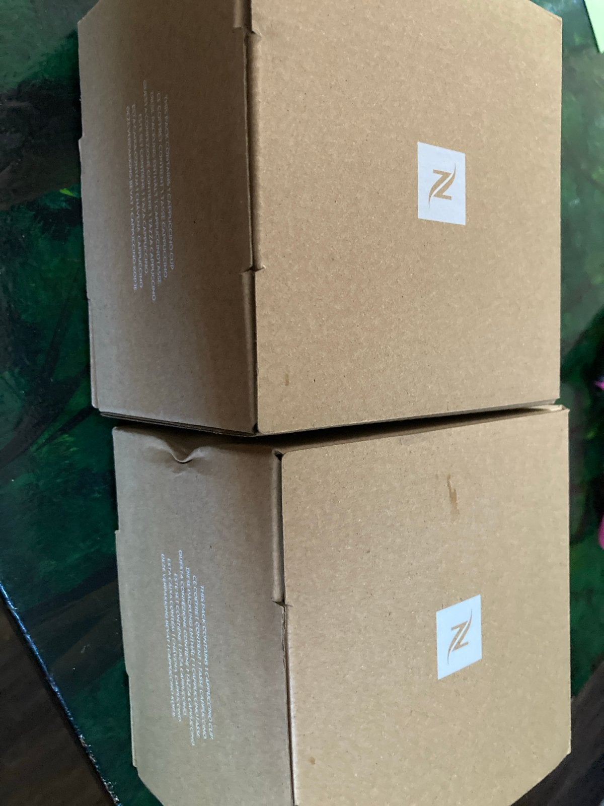2 Nespresso Cappuccino kopjes - Nieuw in verpakking, Ophalen, Nieuw, Kop(pen) en/of Schotel(s)