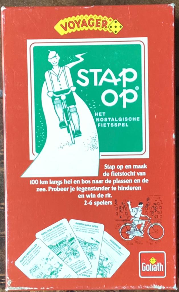 Stap op het nostalgische fietsspel, Ophalen of Verzenden, Zo goed als nieuw