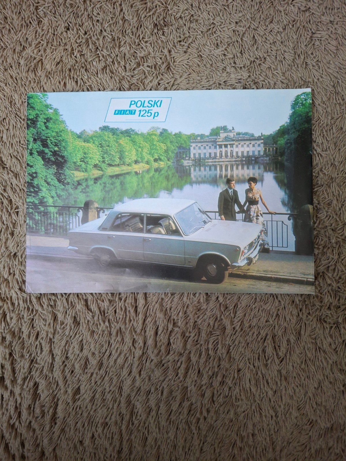 autofolder Polski Fiat 125 P, Verzenden, Overige merken