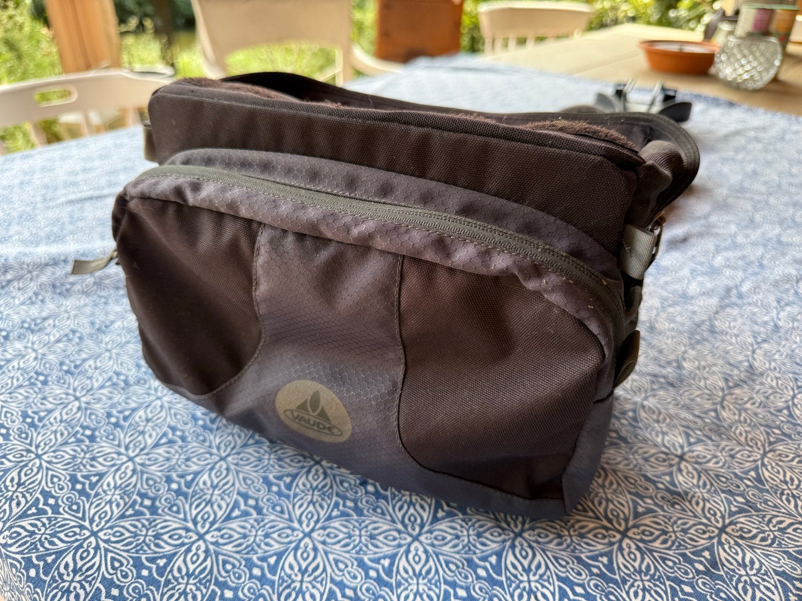 Vaude fietsstuurtas met Klickfix adapter, Ophalen, Gebruikt