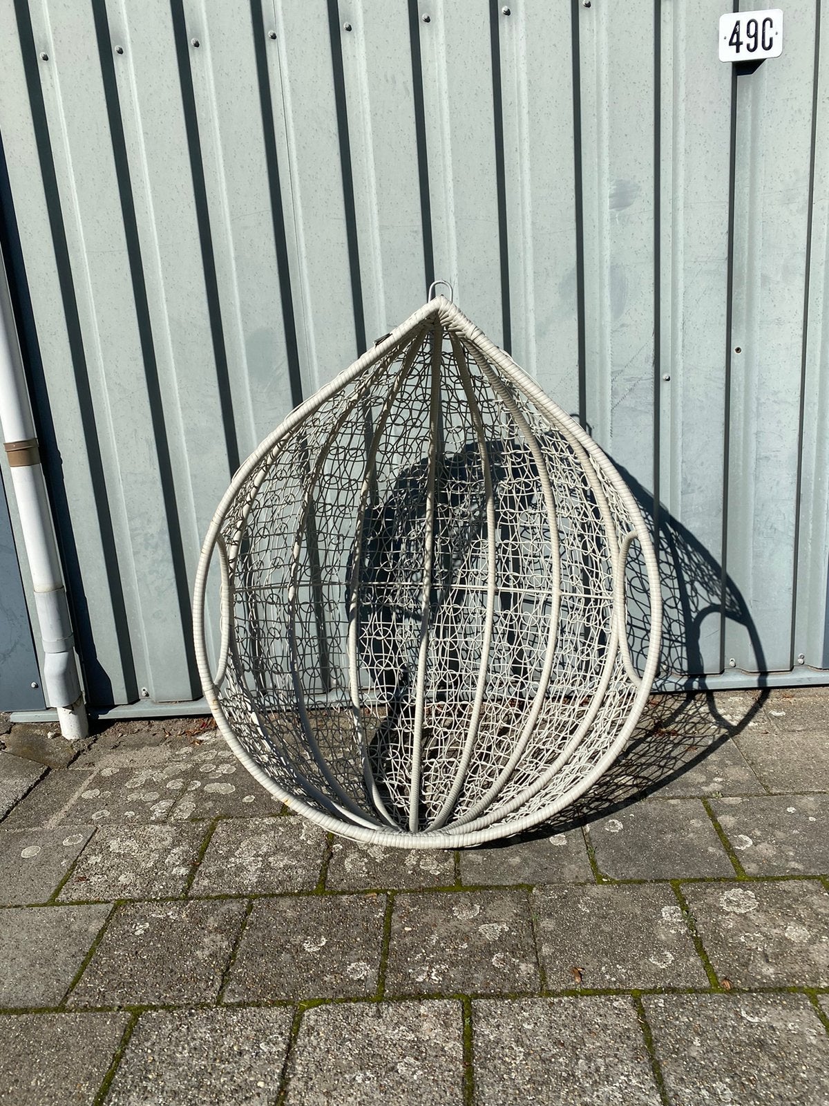 Hangstoel eggy waterschade, Kunststof, Ophalen of Verzenden, Zo goed als nieuw, Eén
