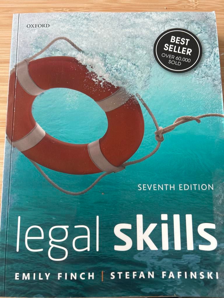 Legal Skills - Zevende Editie - Emily Finch & Stefan Fafinsk, Ophalen of Verzenden, Gamma, Zo goed als nieuw, HBO