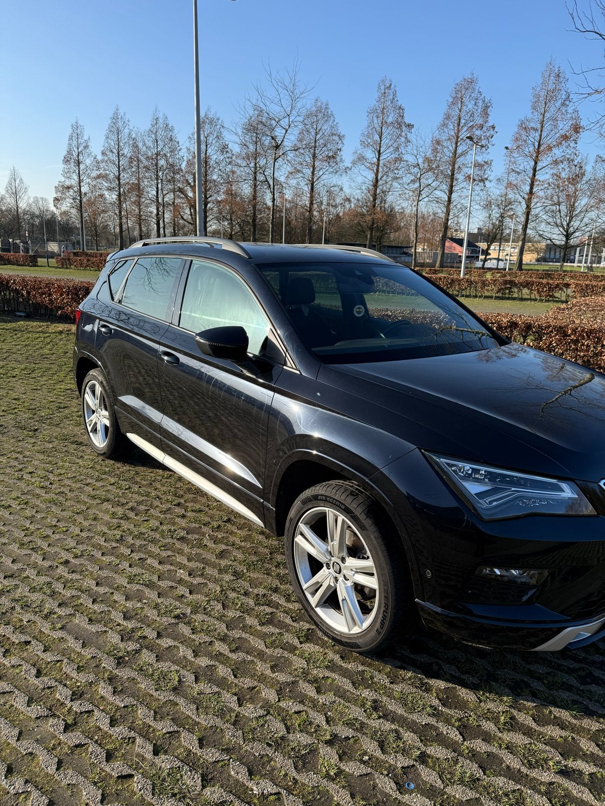 Seat Ateca 1.5 Ecotsi 150pk Dsg-7 2019 Zwart, Auto's, Seat, 1498 cc, 4 cilinders, Zwart, Particulier