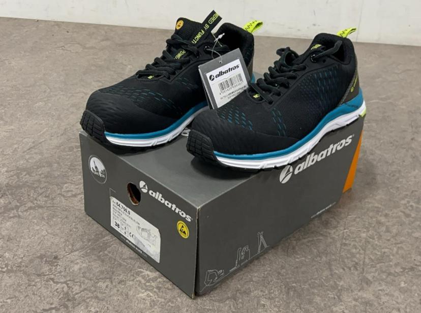Nieuwe Albatros AER55 lage werkschoenen maat 38, Zwart, Puma, Nieuw, Ophalen of Verzenden