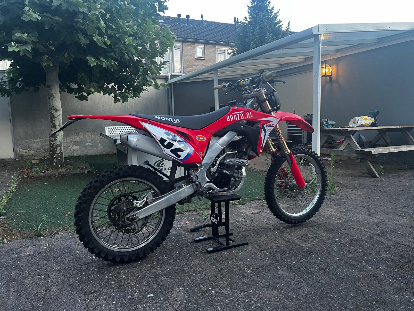 Honda CRF 250 2005 op kenteken., Ophalen, Gebruikt, 5 versnellingen, 250 cc