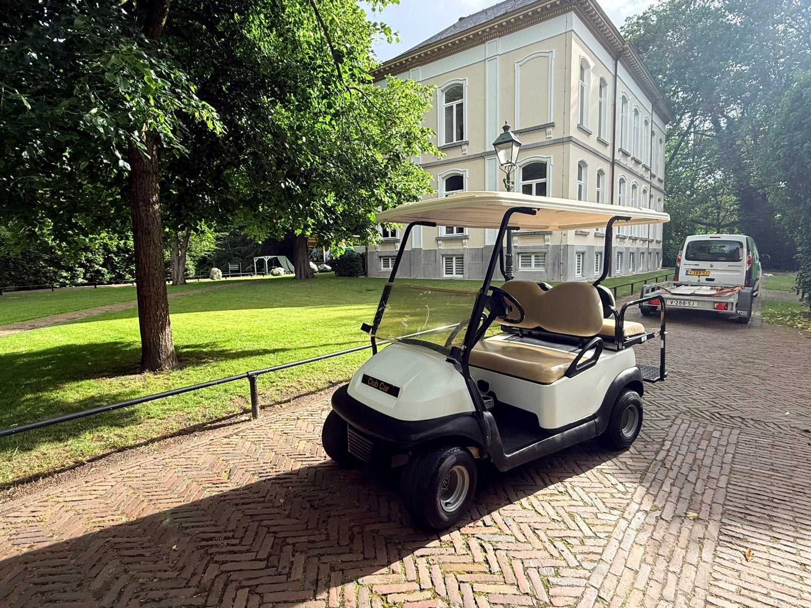 GOLFKAR GOLFCAR CLUBCAR PRECEDENT 2016 MET FLIPFLOPBANK, Ophalen, Zo goed als nieuw, Golfkar