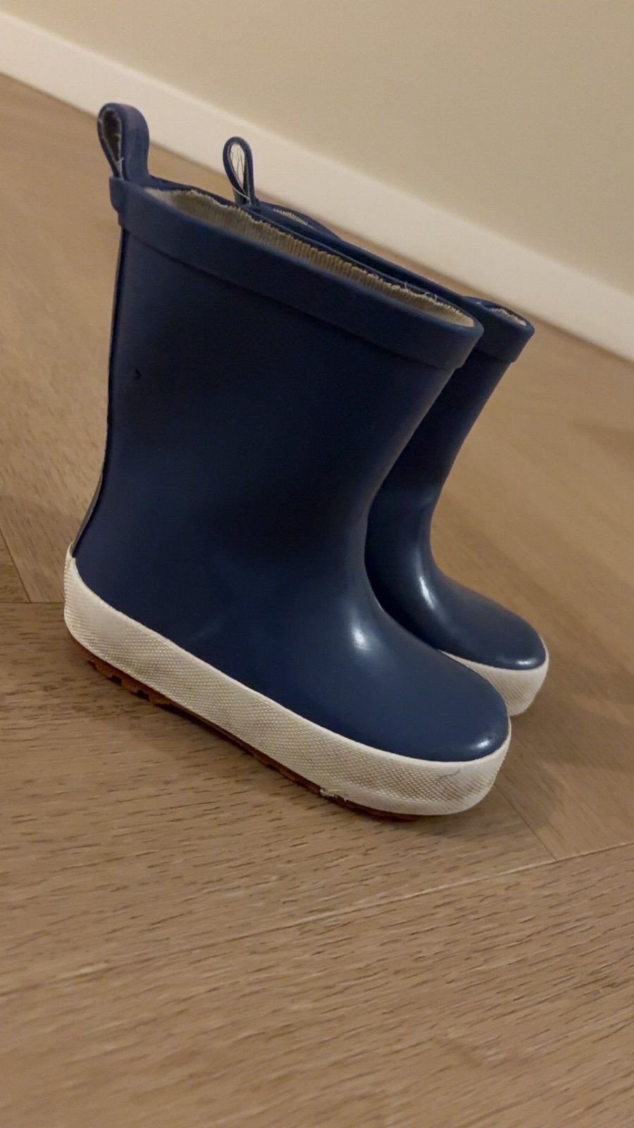 Blauwe regenlaarzen laarsjes, Ophalen of Verzenden, Zo goed als nieuw, Jongen of Meisje, Laarzen