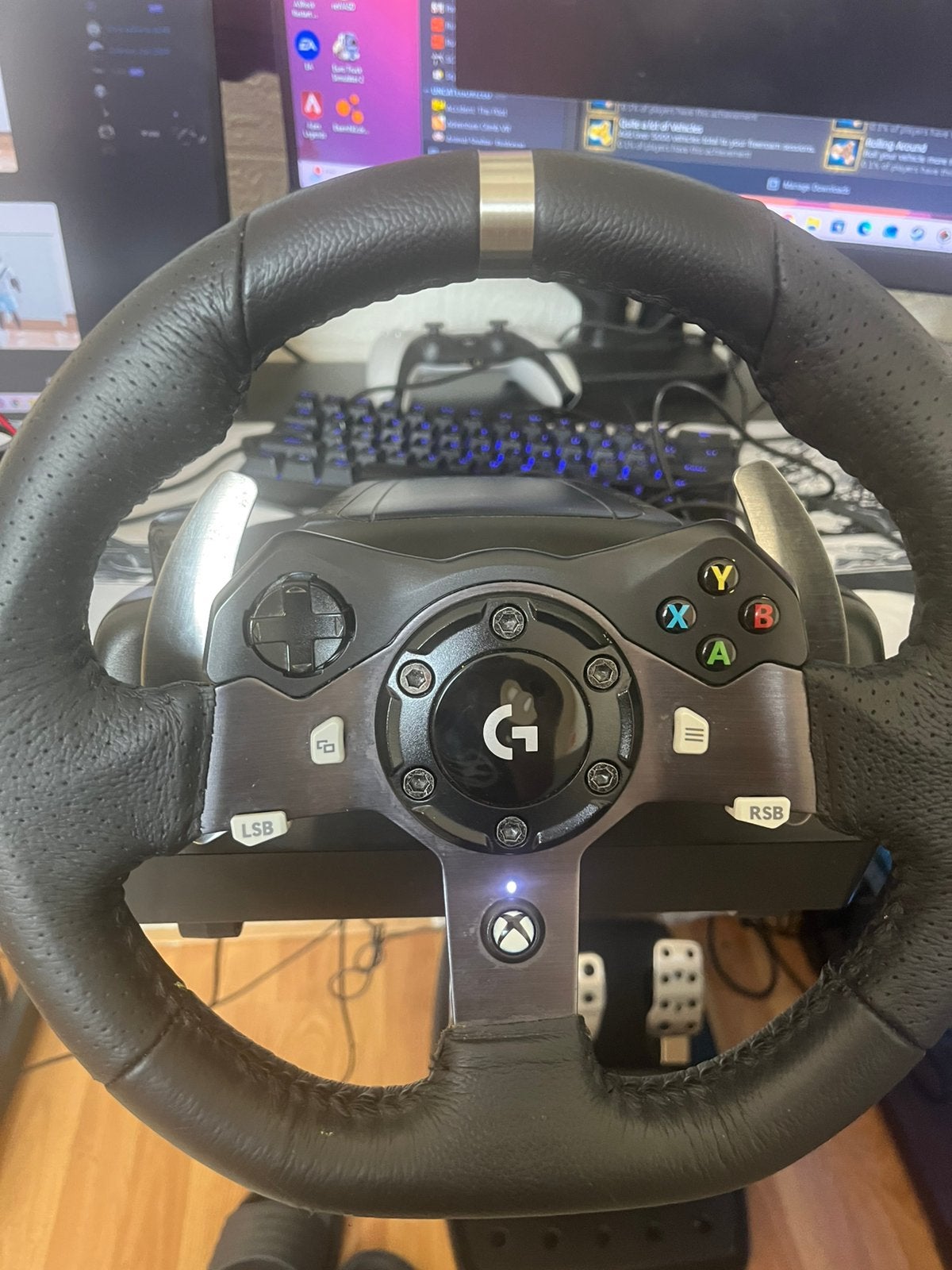 Logitech g29 + schakelpook tekoop, Spelcomputers en Games, Spelcomputers | Xbox | Accessoires, Ophalen of Verzenden, Zo goed als nieuw