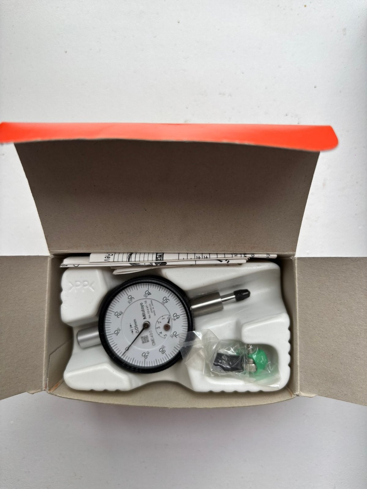 Mitutoyo meetklok 0,01 nauwkeurig (nieuw in doos), Ophalen of Verzenden, Nieuw